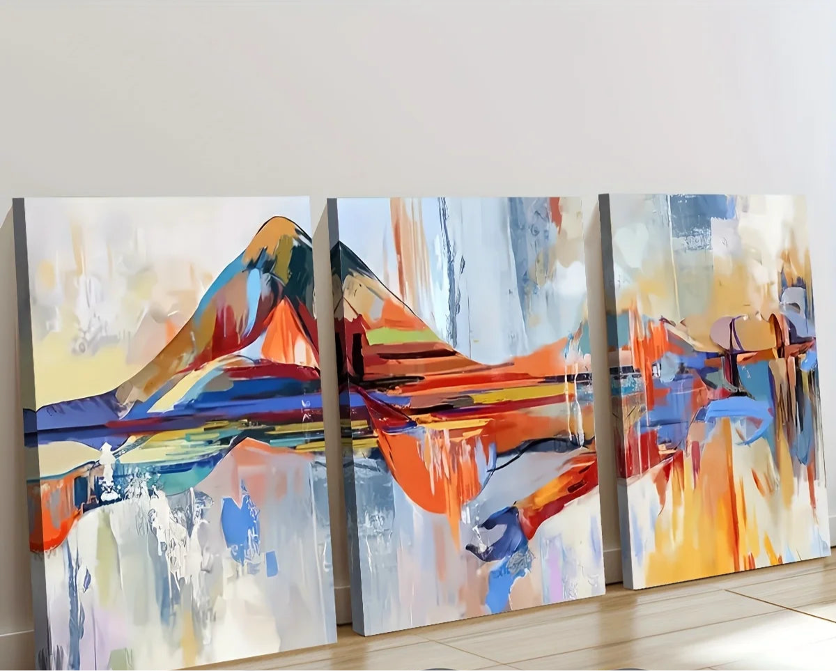 Abstract Fashion Figure Canvas - Set Of 3