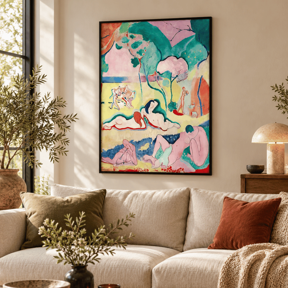 The Joy Of Life by Henri Matisse Canvas Print