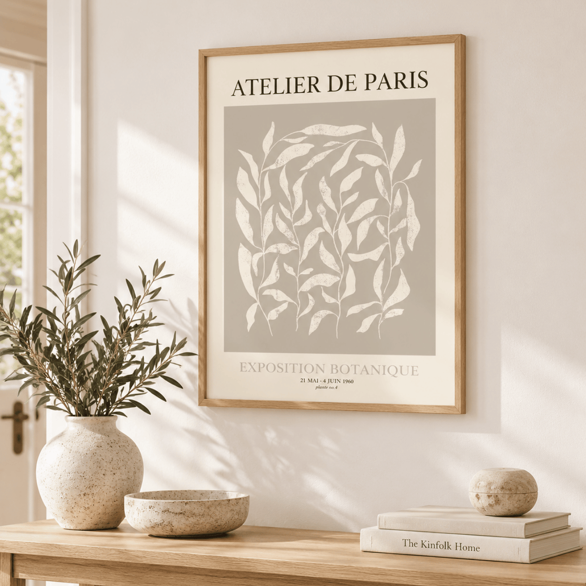 Paris Botanical Atelier Canvas Print