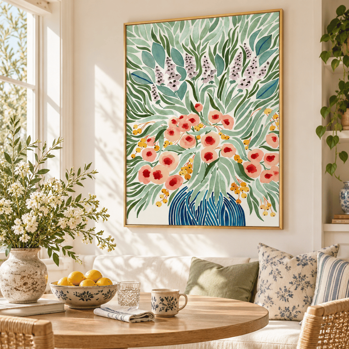 Wildflower Cascade Canvas Print
