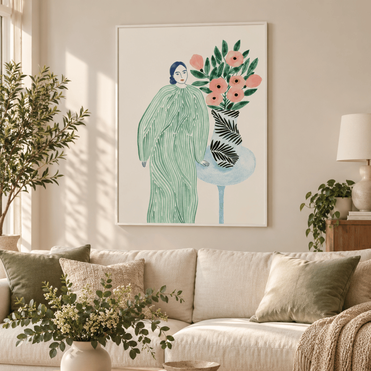 Garden Companion Canvas Print
