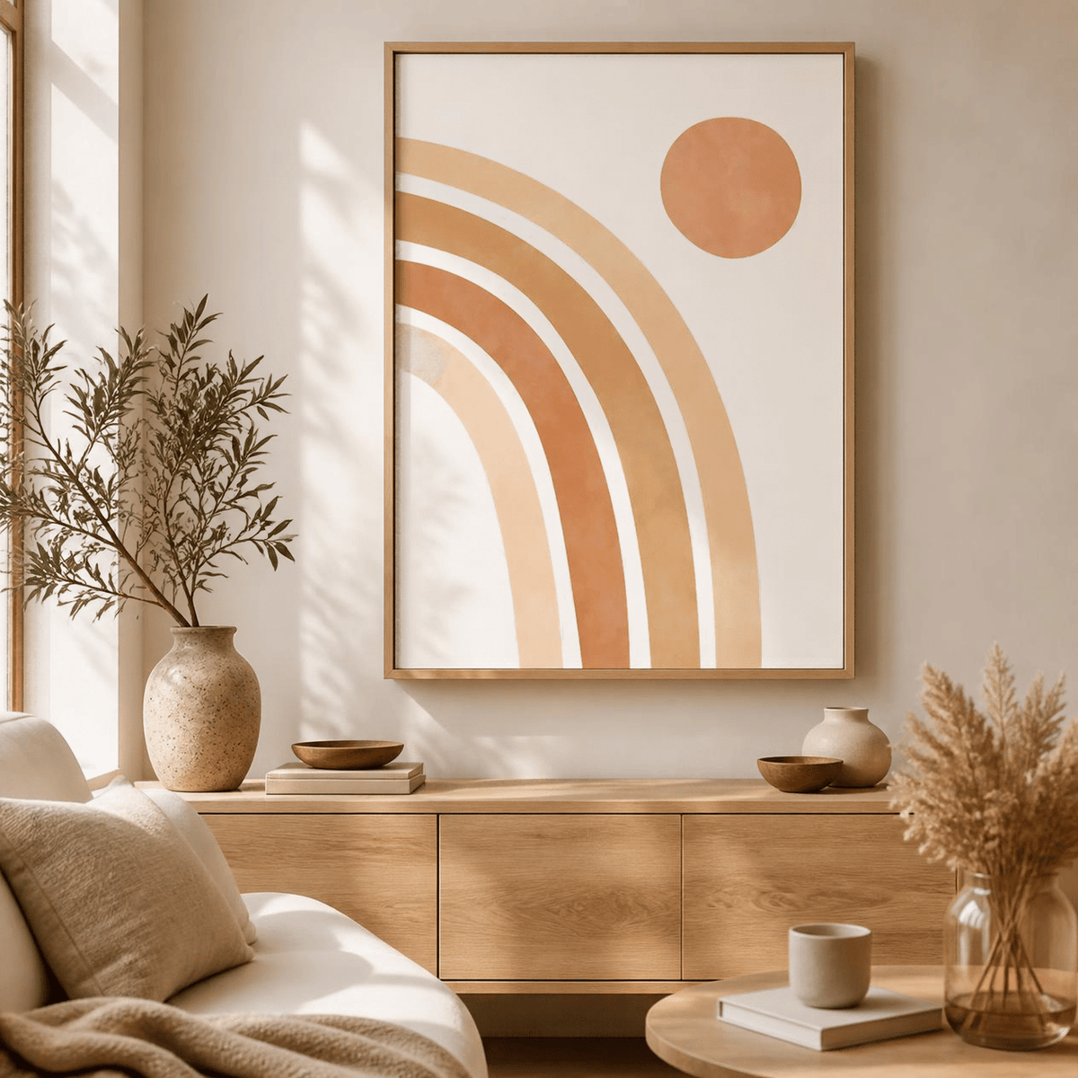 Rainbow Horizon Arc Canvas Print