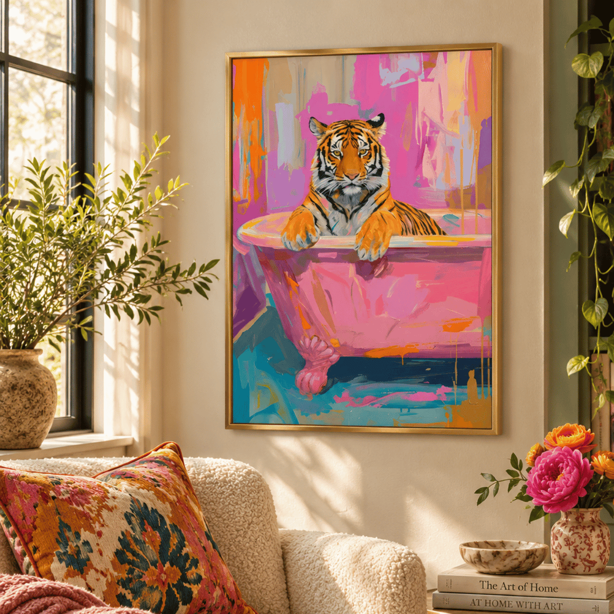 Tigers Day Off Canvas Print