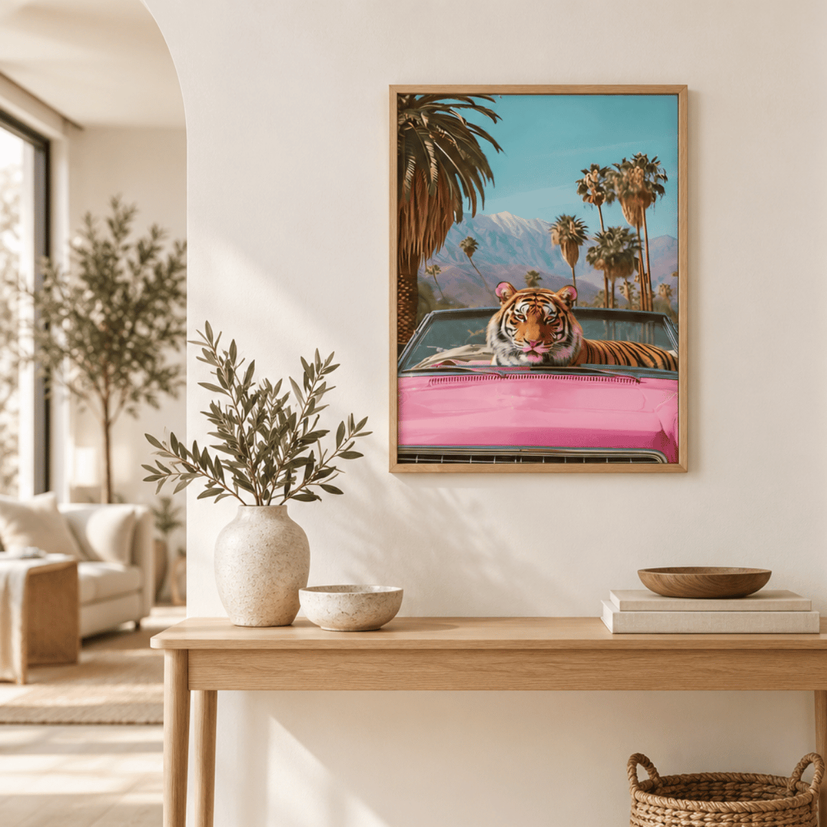 Palm Springs Prowl Canvas Print