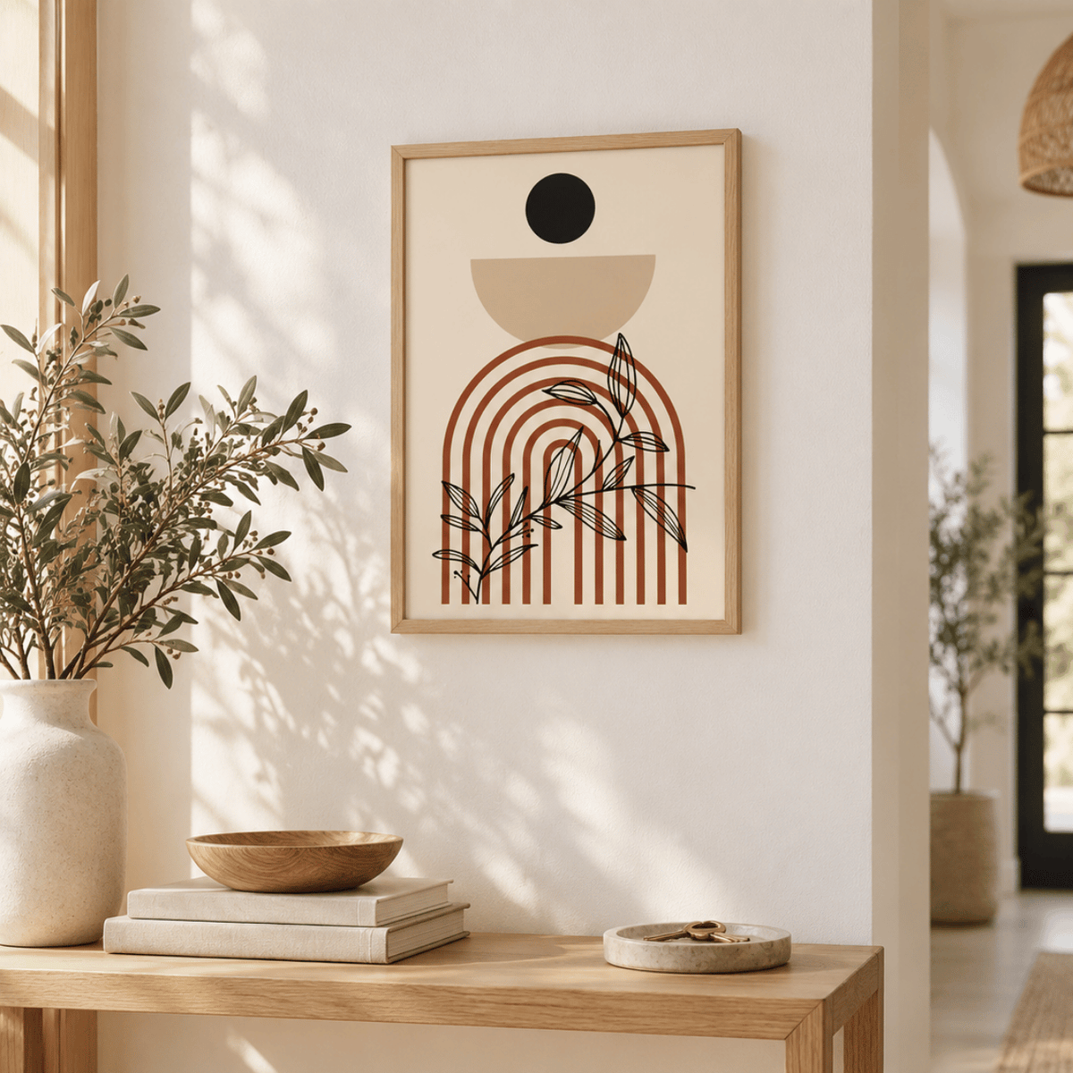 Terracotta Arch Botanicals Canvas Print
