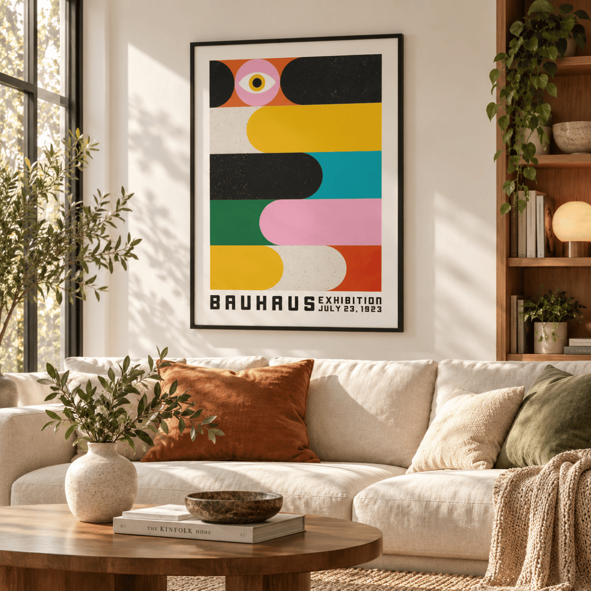 Bauhaus Spectrum Blocks 1923 Canvas Print