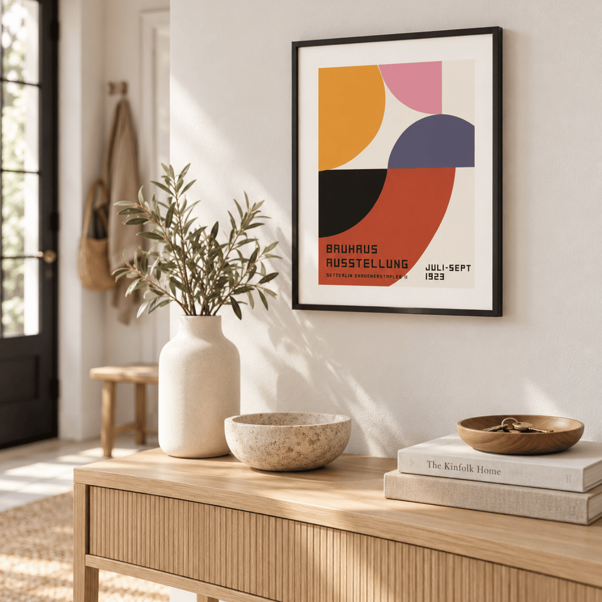 Bauhaus Arc Interplay 1923 Canvas Print