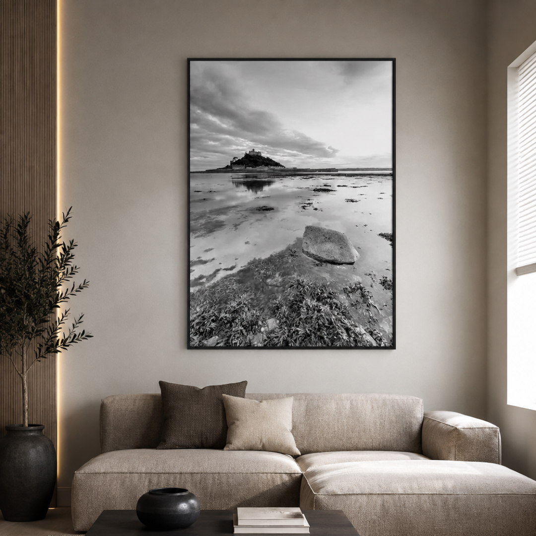 Tidal Castle Coast Canvas Print