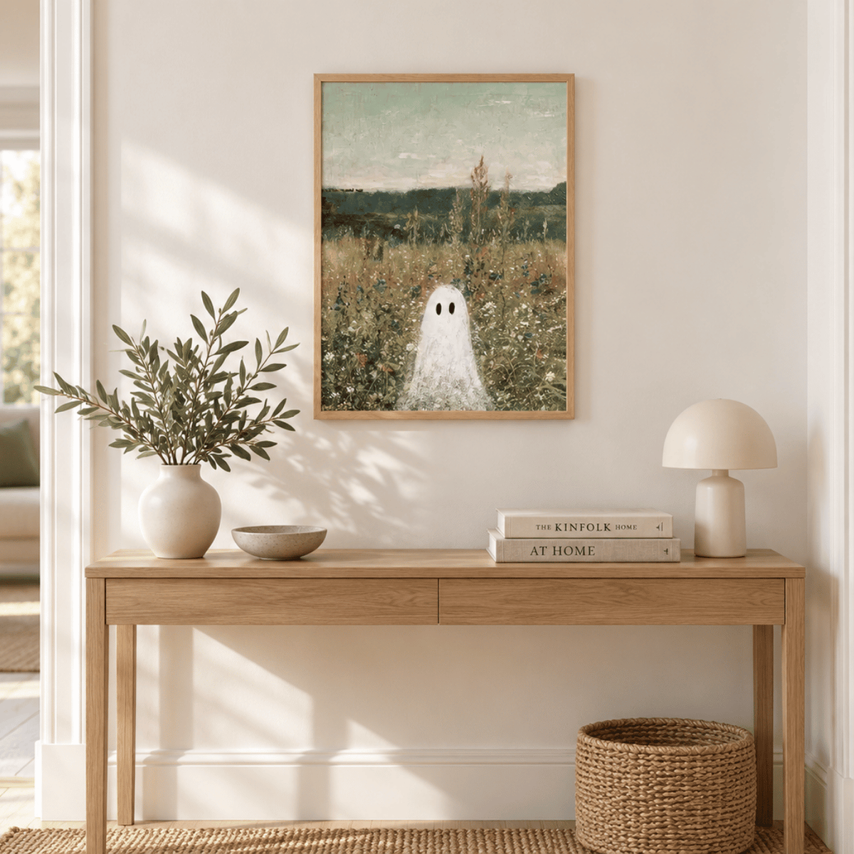 Wildflower Ghost Canvas Print