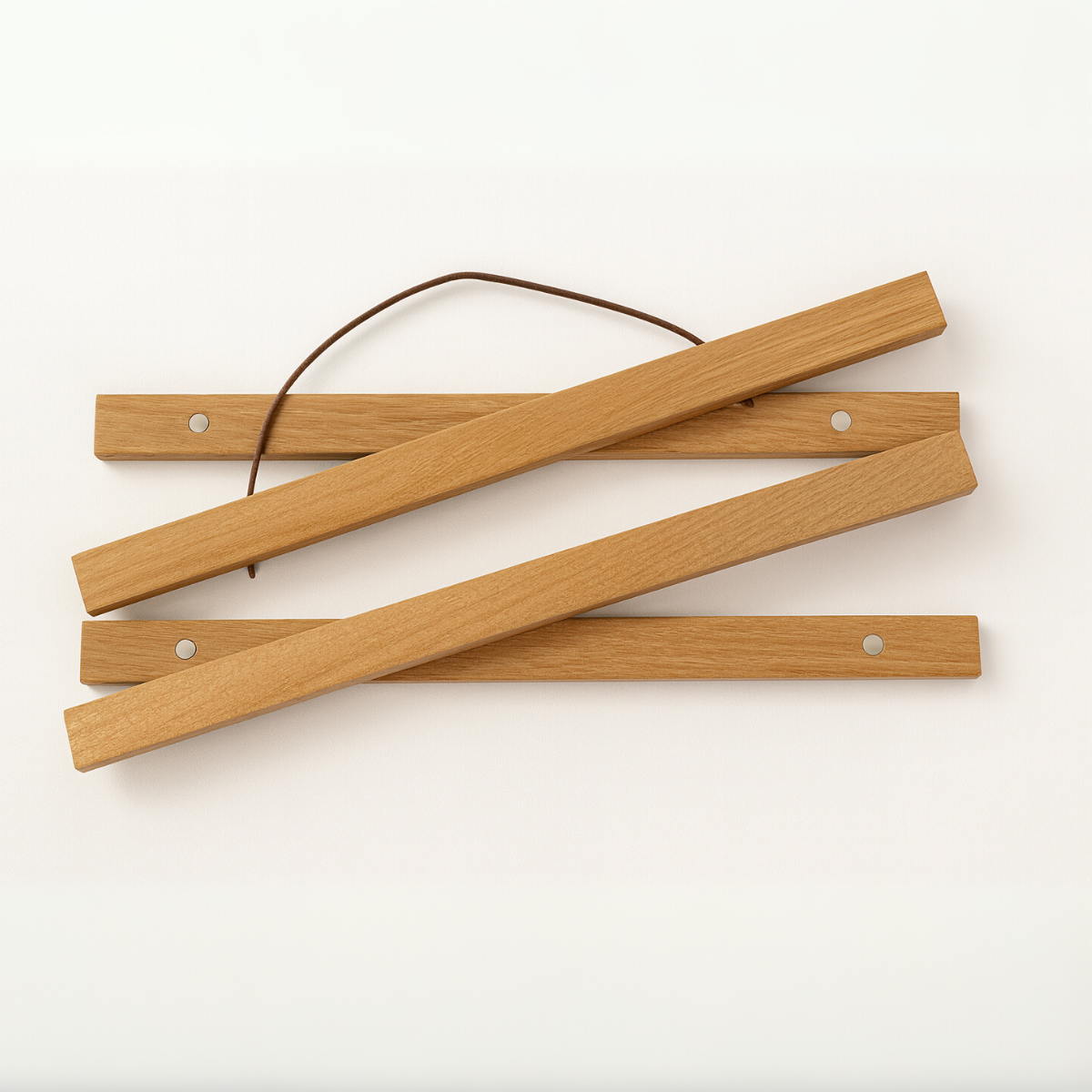 Teak Magnetic Poster Hanger
