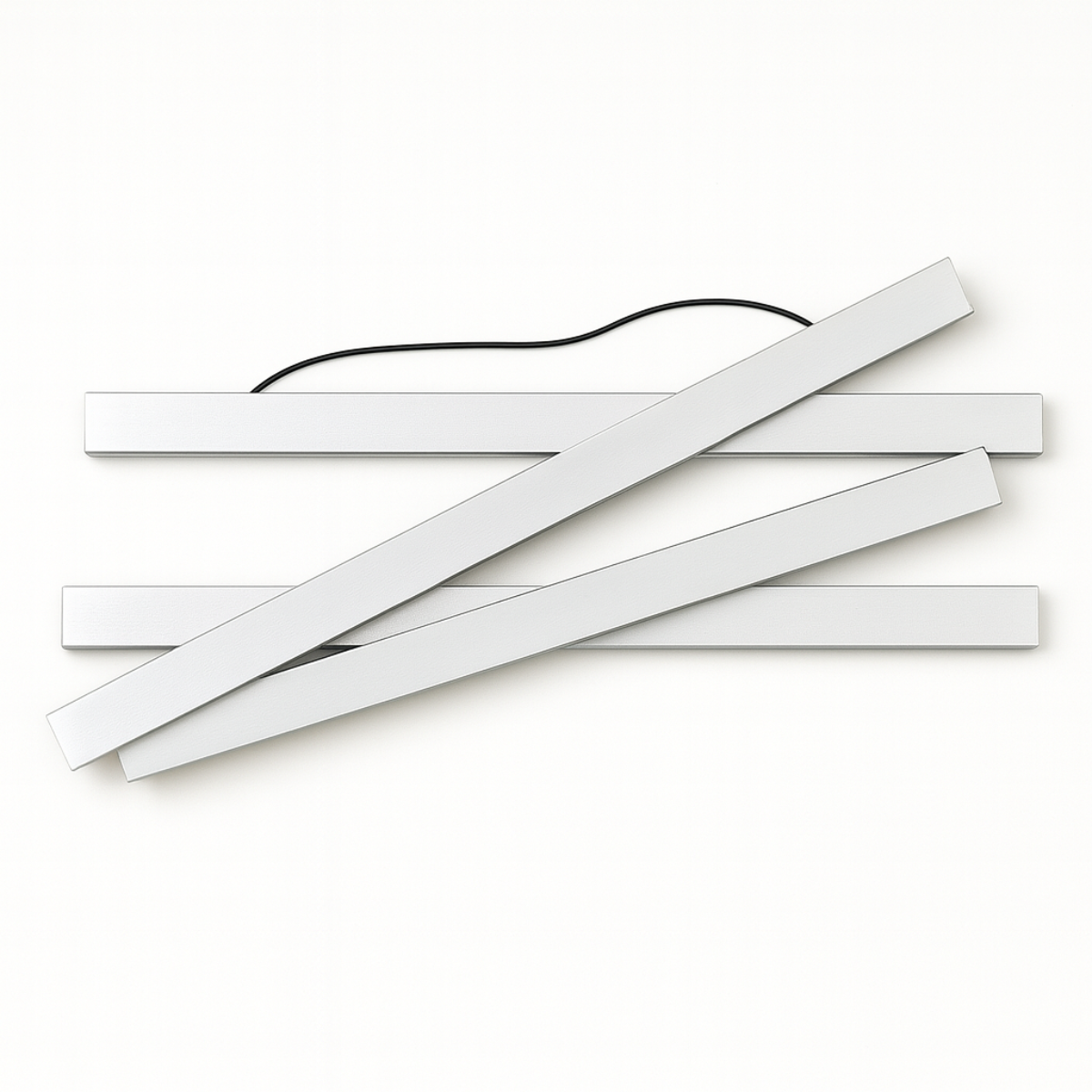 Silver Wood Magnetic Poster Hanger