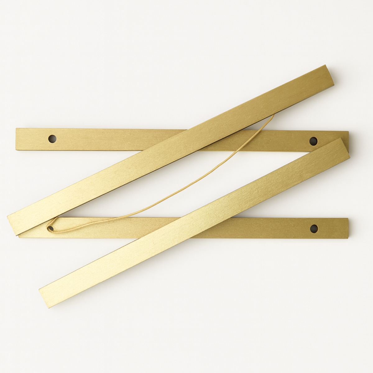 Gold Wood Magnetic Poster Hanger