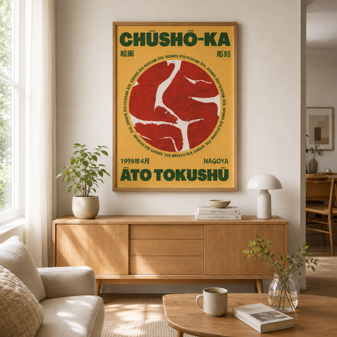 Japanese Nagoya Abstract Art Exhibition Canvas Print