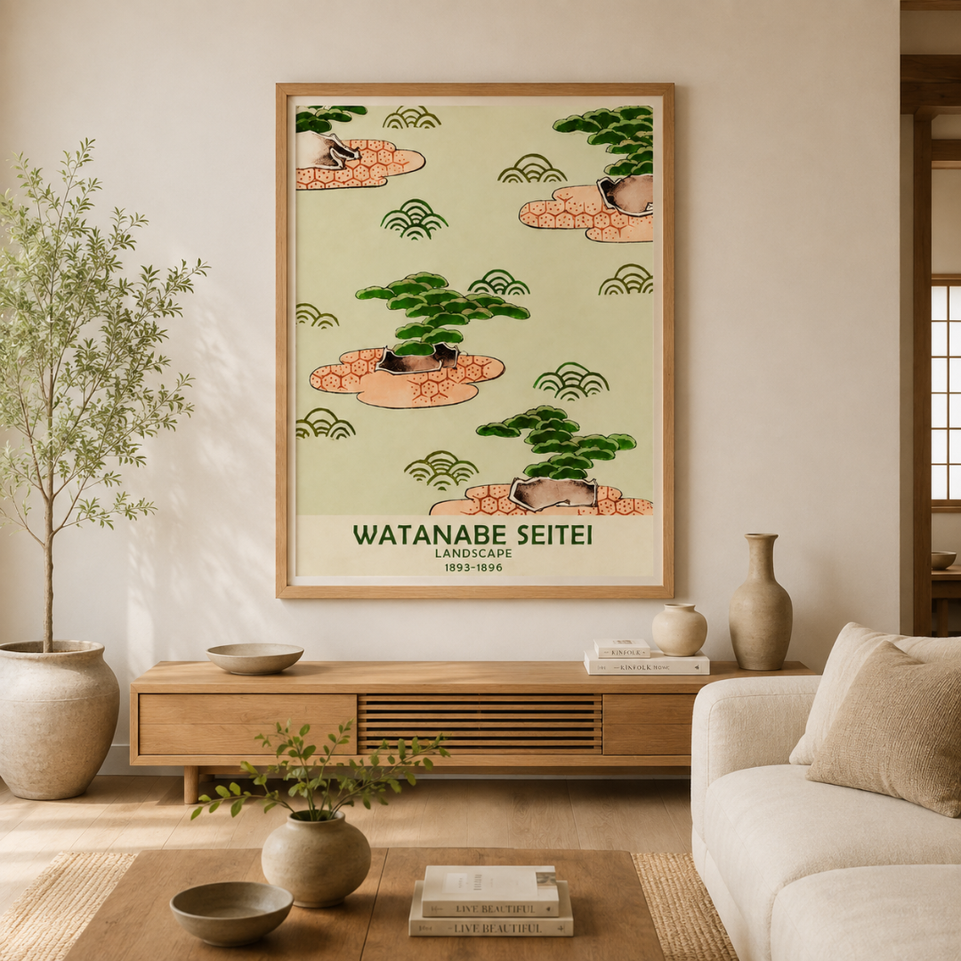 Watanabe Seitei Japanese Pine Canvas Print