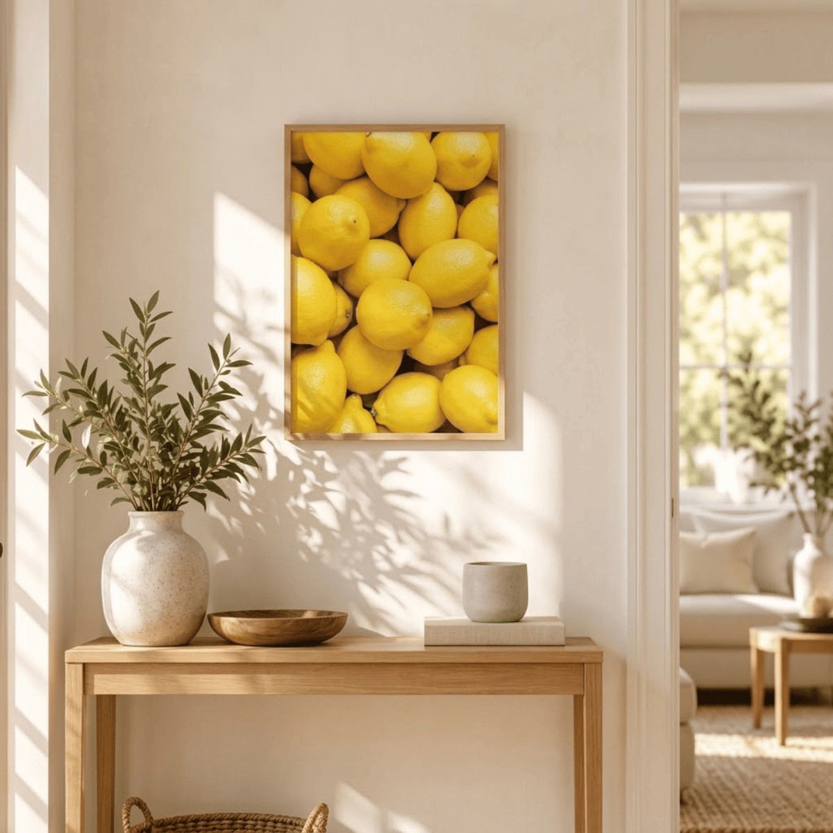 Sunshine Citrus Harvest Canvas Print