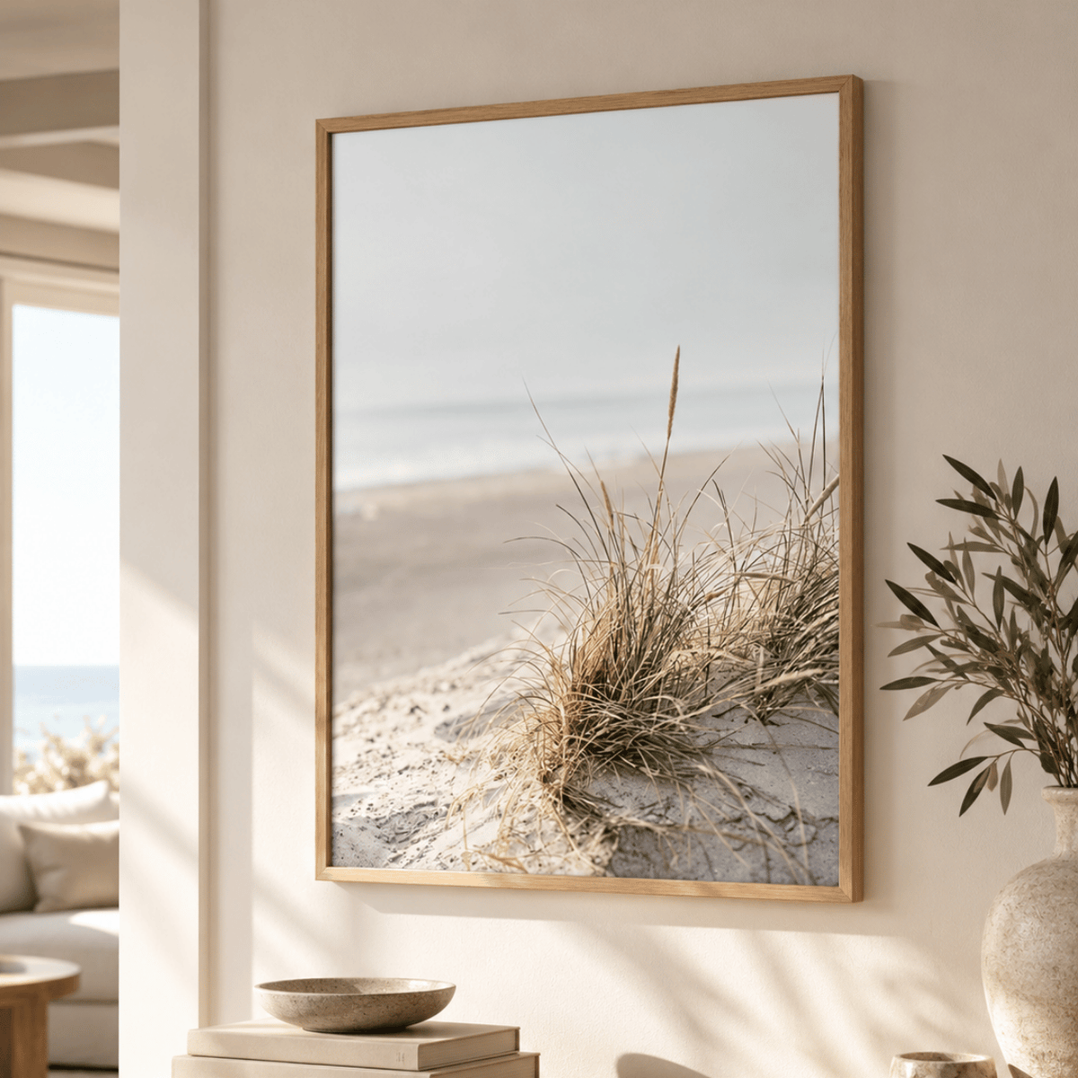 Dune Grass By The Sea Canvas Print