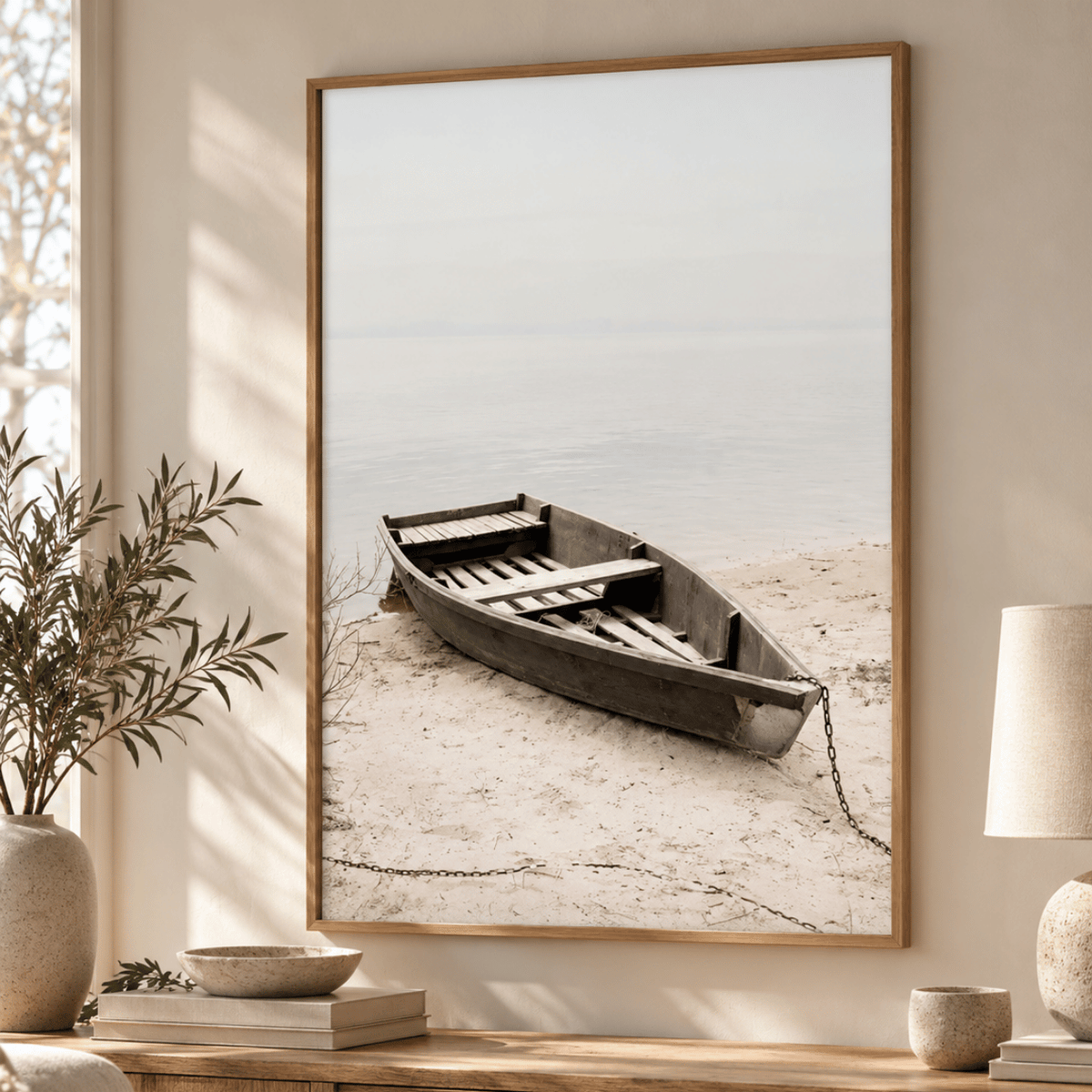 Stillwater Rowboat Canvas Print