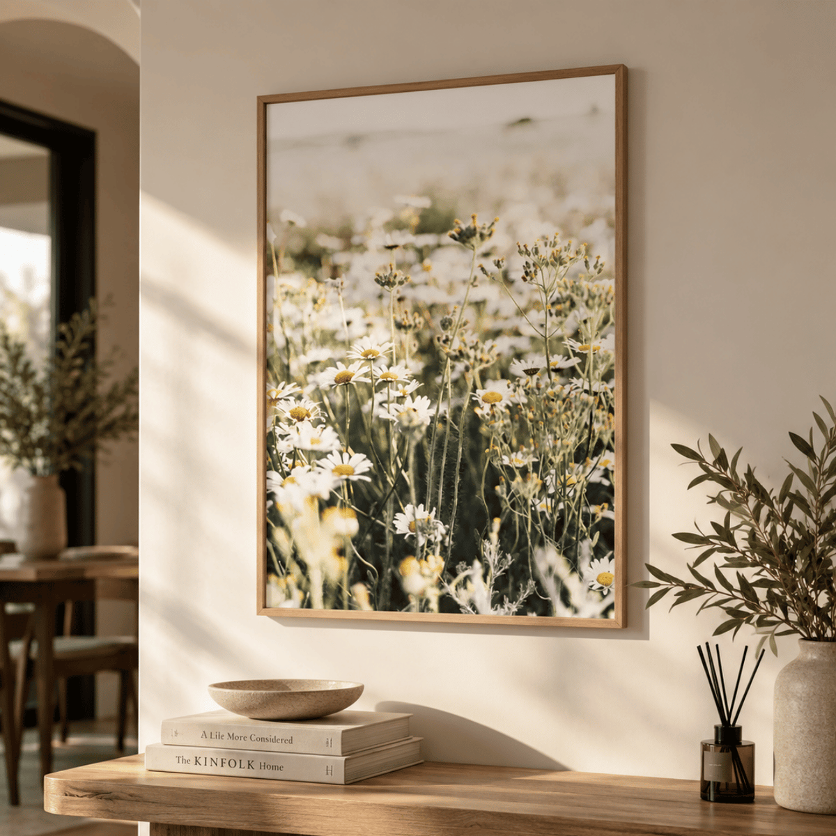 Meadow In Morning Light Canvas Print
