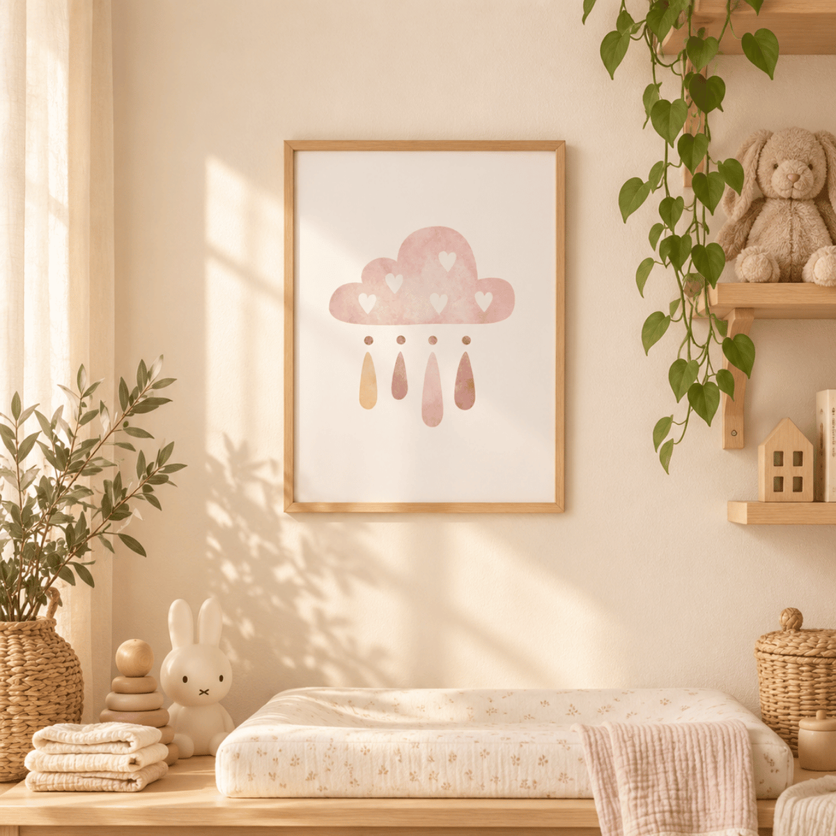 Lovefall Cloud Canvas Print