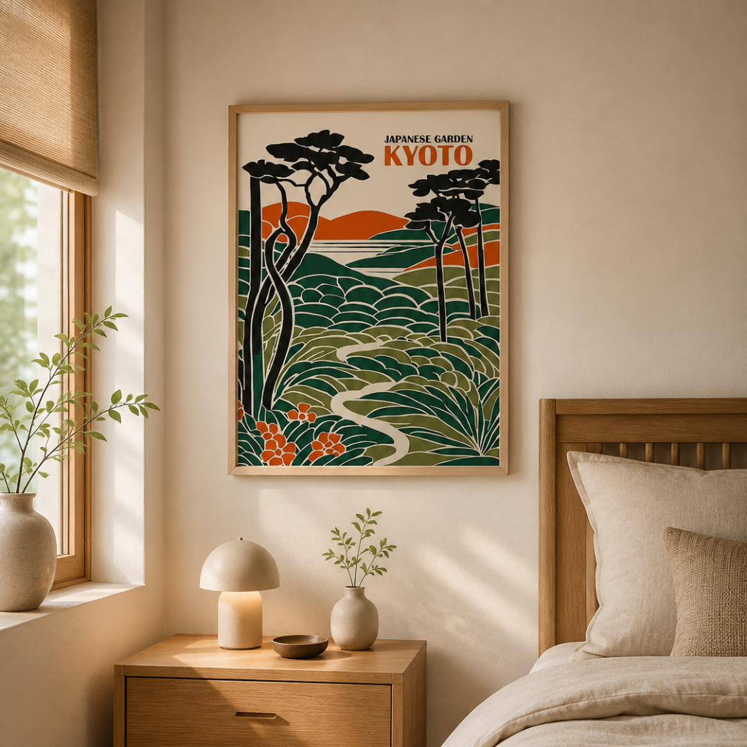 Japanese Kyoto Garden Canvas Print