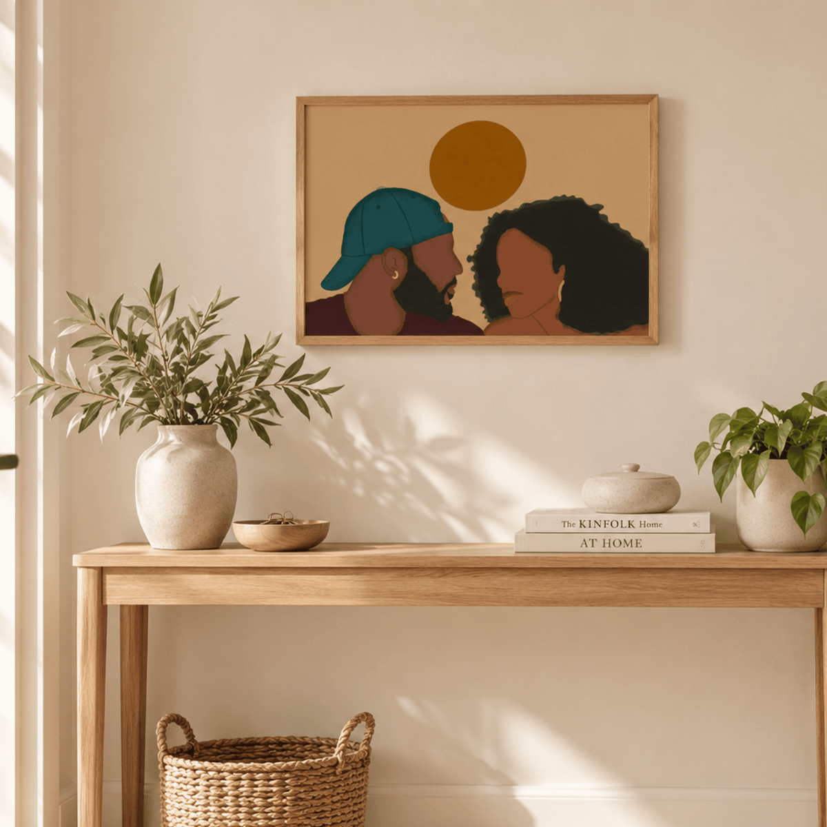 Golden Hour Together Canvas Print