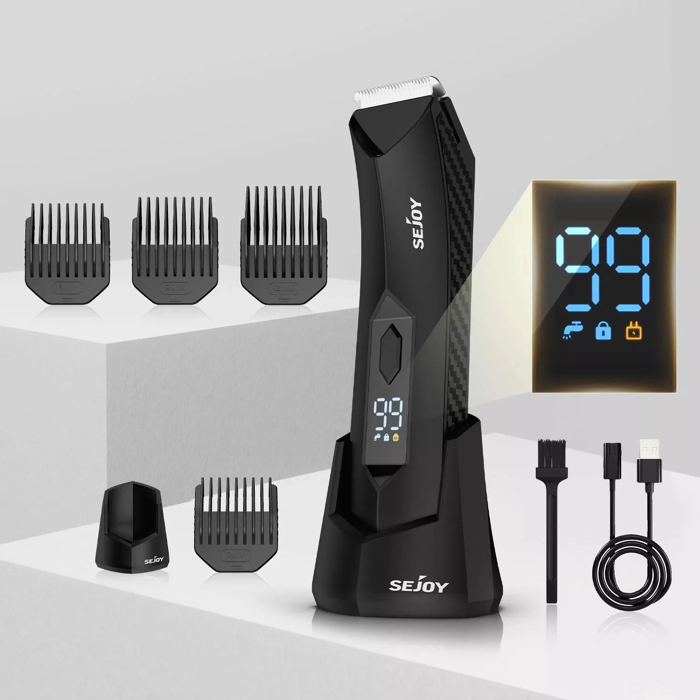 Sejoy 2-In-1 Cordless Beard & Hair Trimmer Set