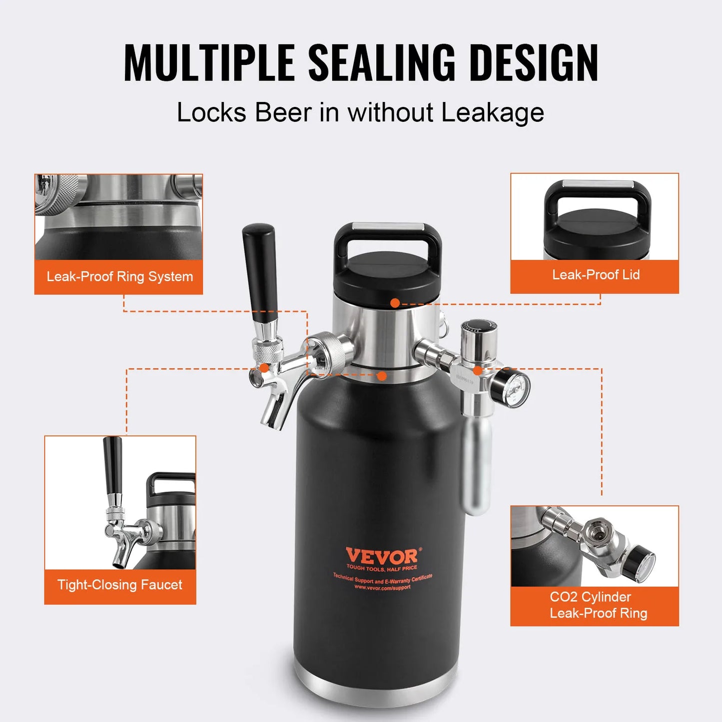 VEVOR Portable Mini Beer Keg Tap
