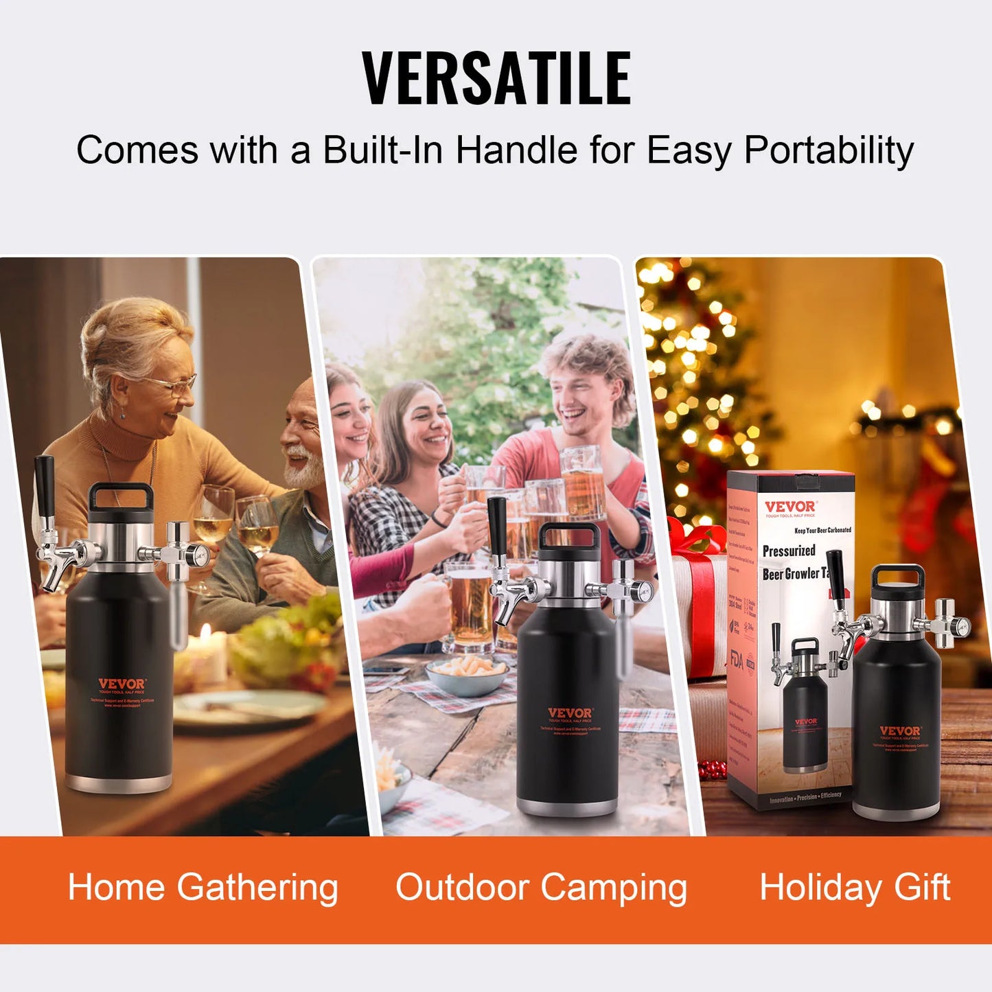 VEVOR Portable Mini Beer Keg Tap