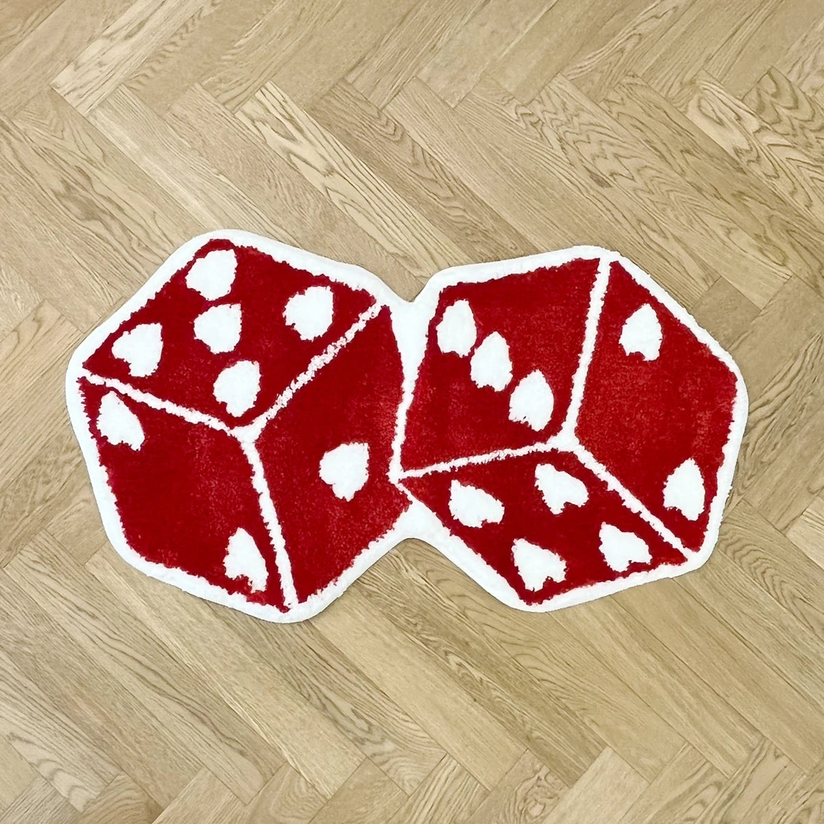 Red Dice Tufted Rug
