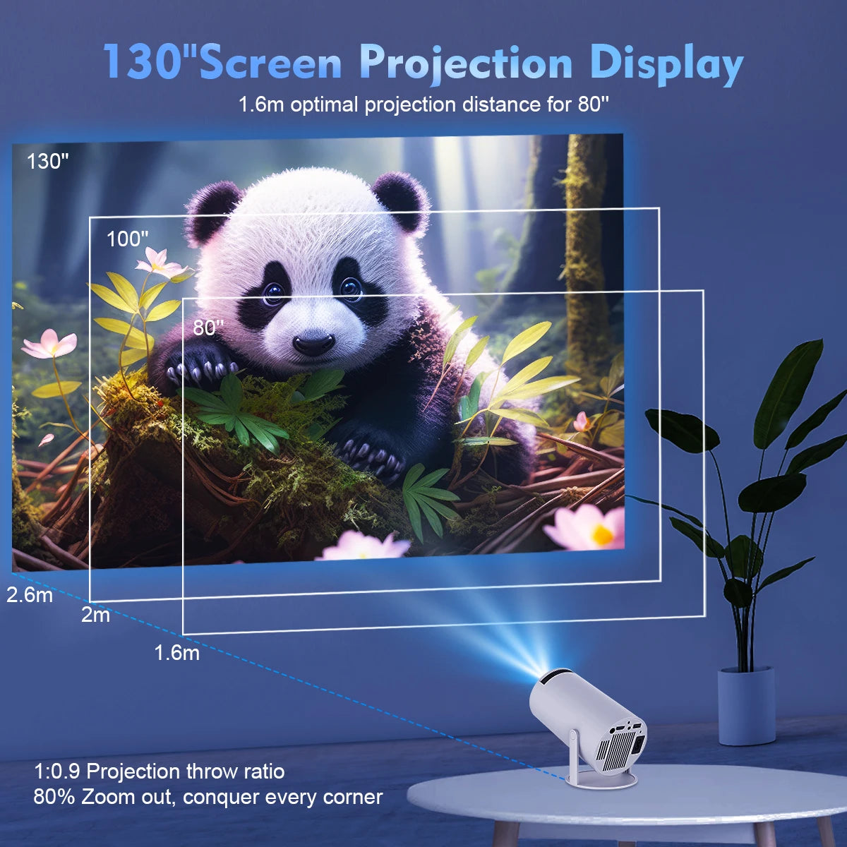 Magcubic 4K Wi-FI 6 Portable Projector