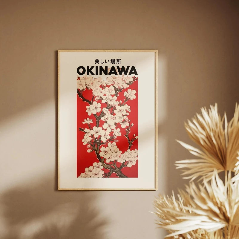 Japanese Okinawa Cherry Blossoms Canvas Print
