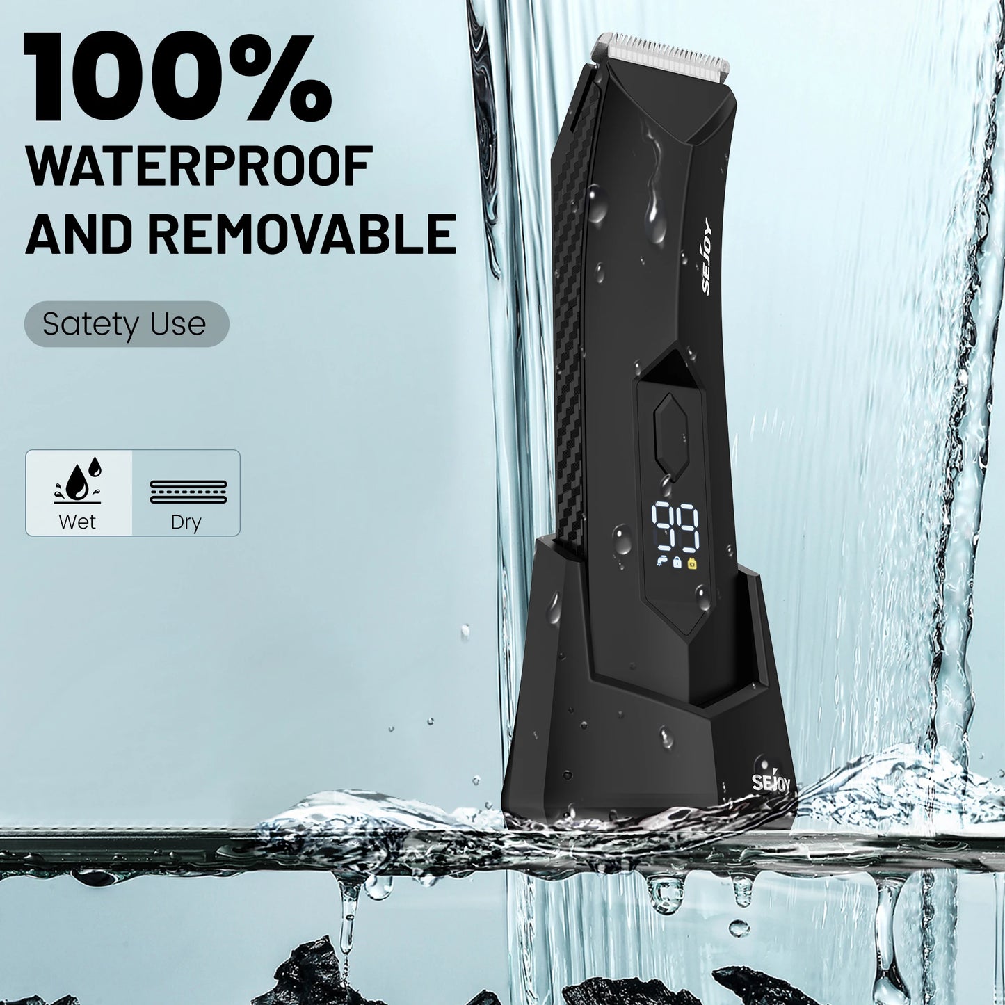 Sejoy 2-In-1 Cordless Beard & Hair Trimmer Set