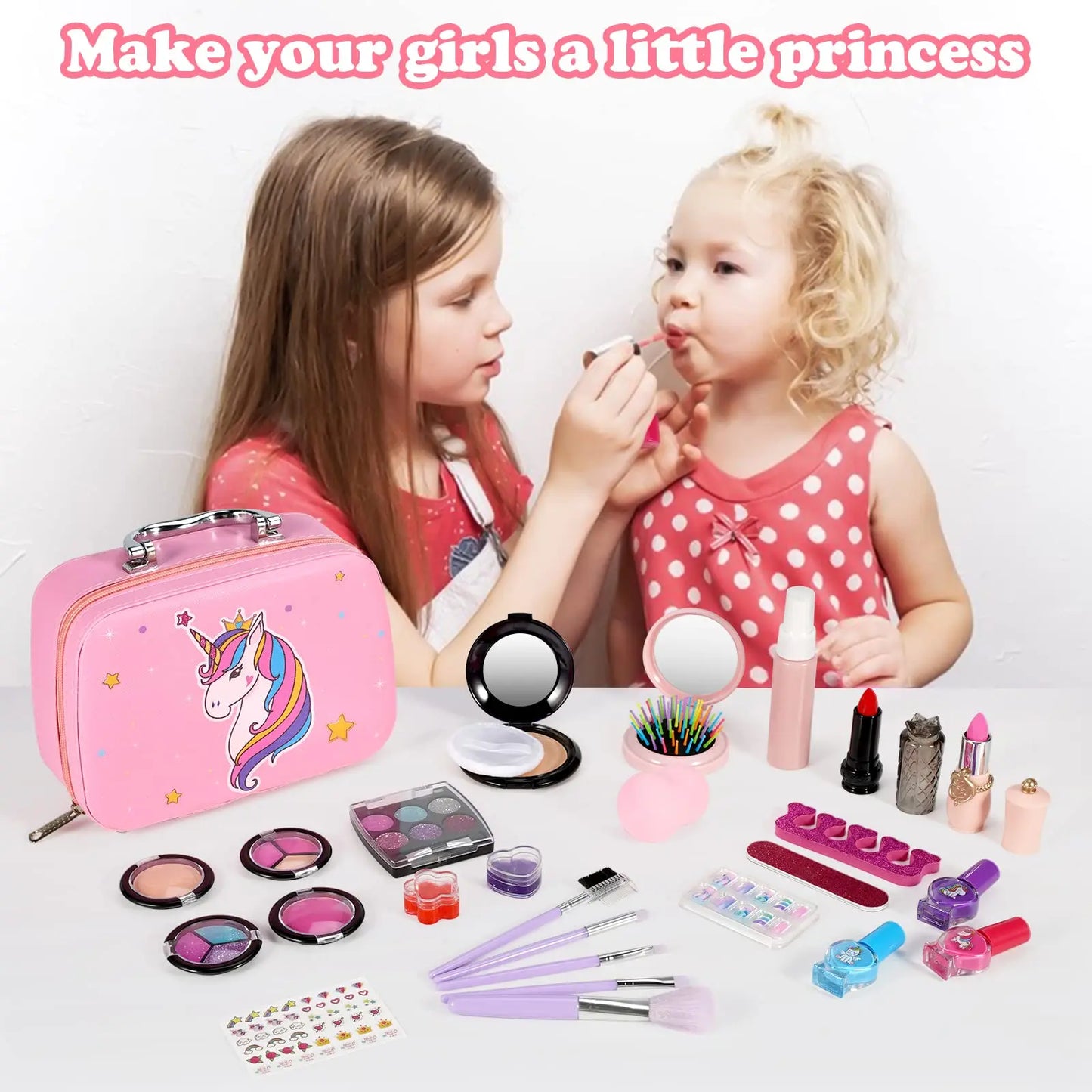 Children's 27-Piece Washable Make-Up Set