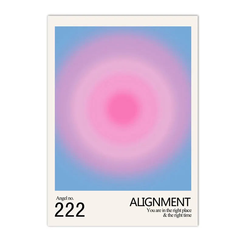 gradient aura angel numbers 666 777 888 spiritual canvas