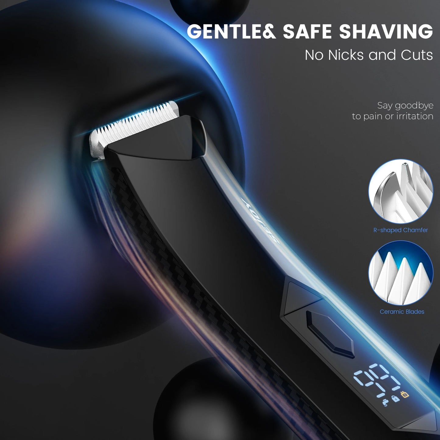 Sejoy 2-In-1 Cordless Beard & Hair Trimmer Set