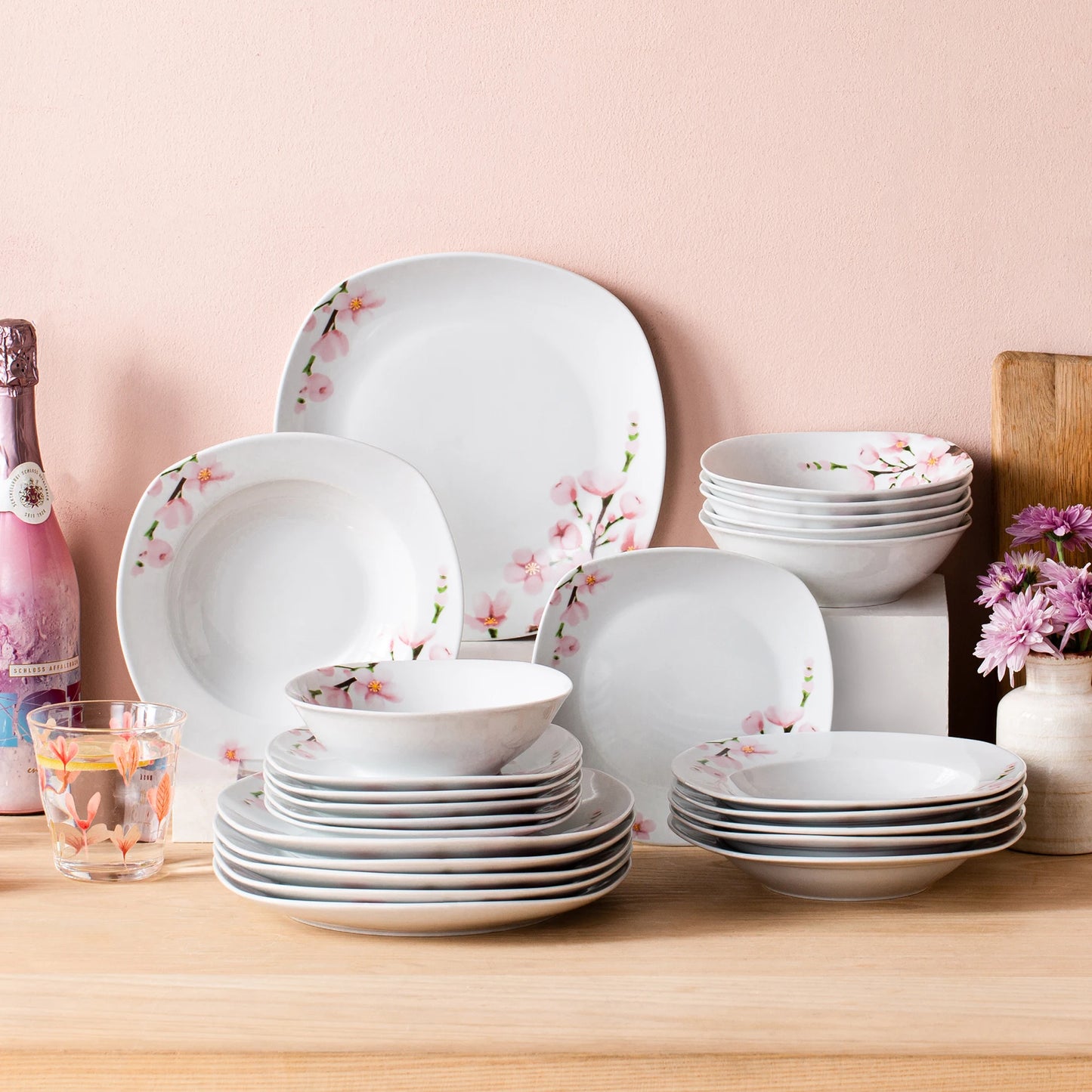 VEWEET Porcelain Dinnerware Sets