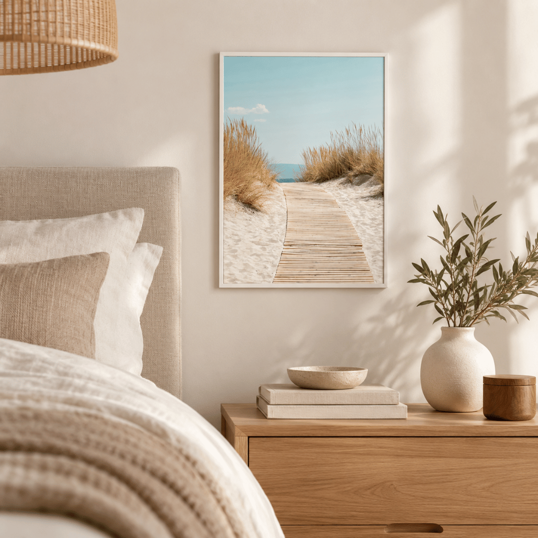 Boardwalk Through the Dunes Canvas Print