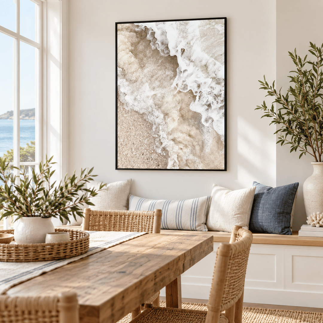 Soft Tide Coastal Canvas Print