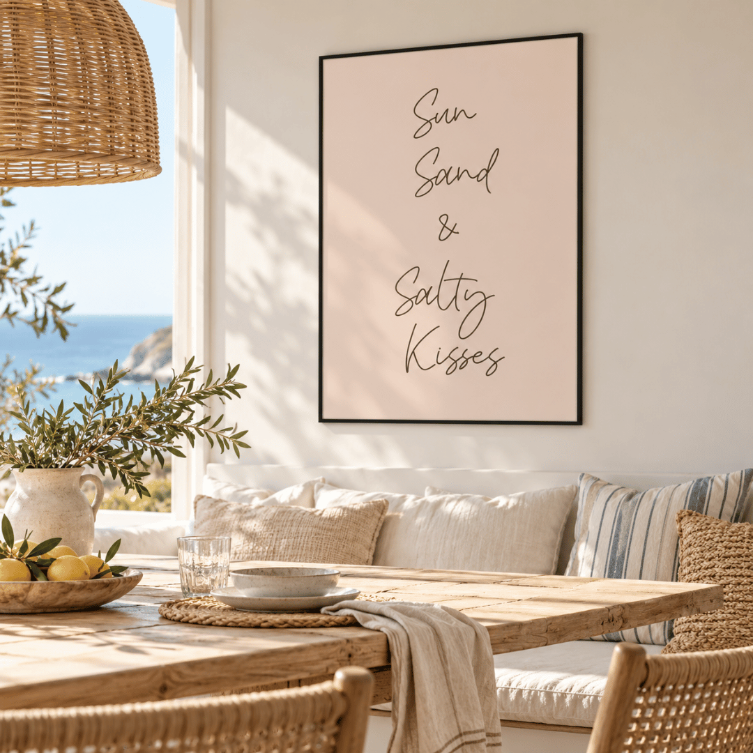 Sun Sand Salty Kisses Canvas Print