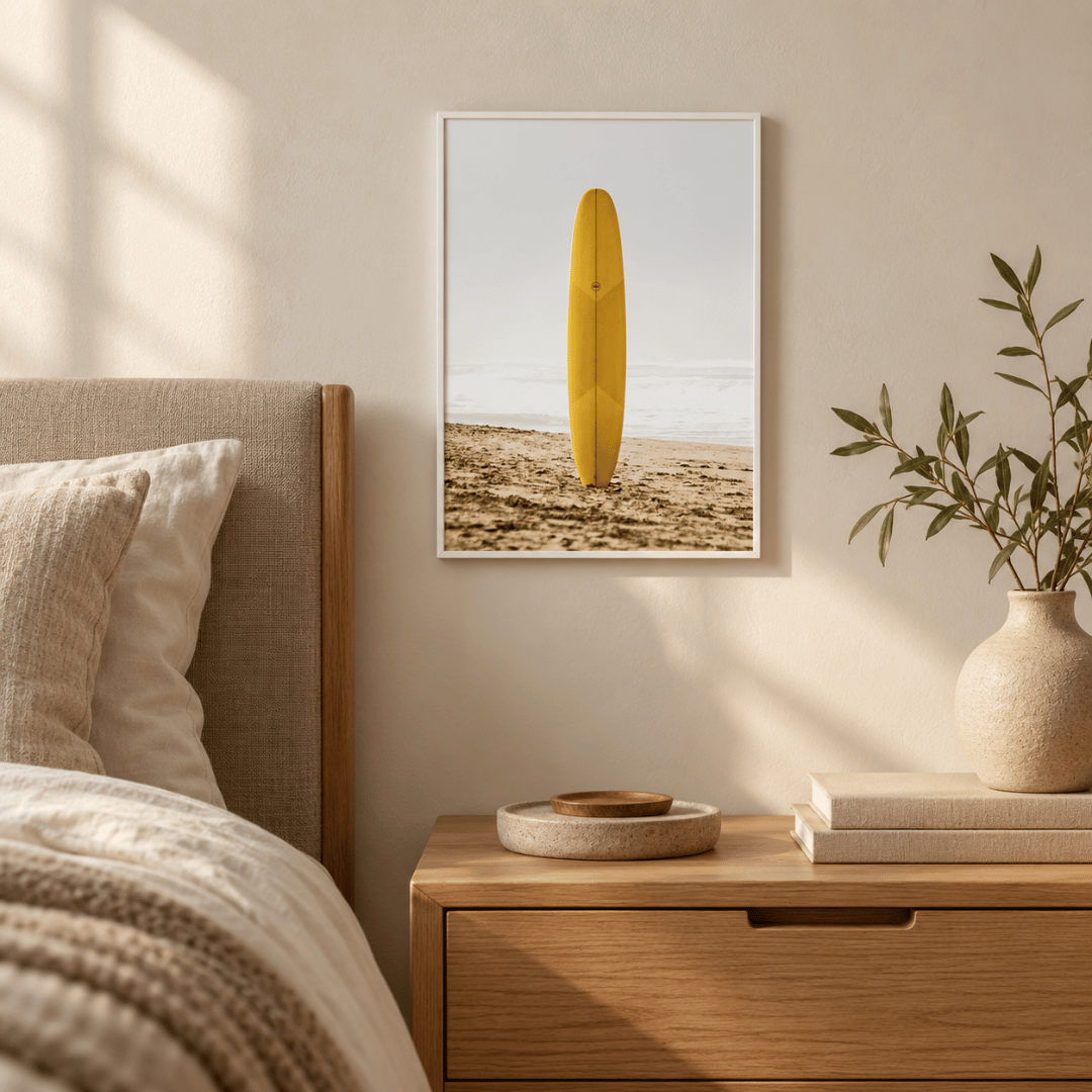 Sunshine Longboard Canvas Print