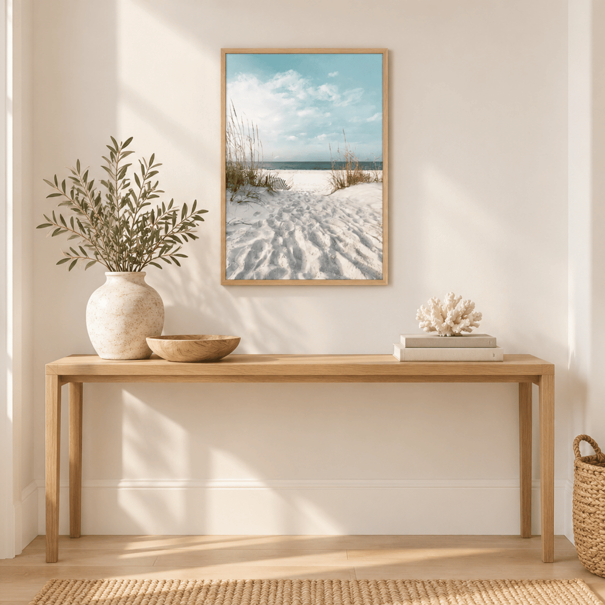 Dune Path To The Sea Canvas Print