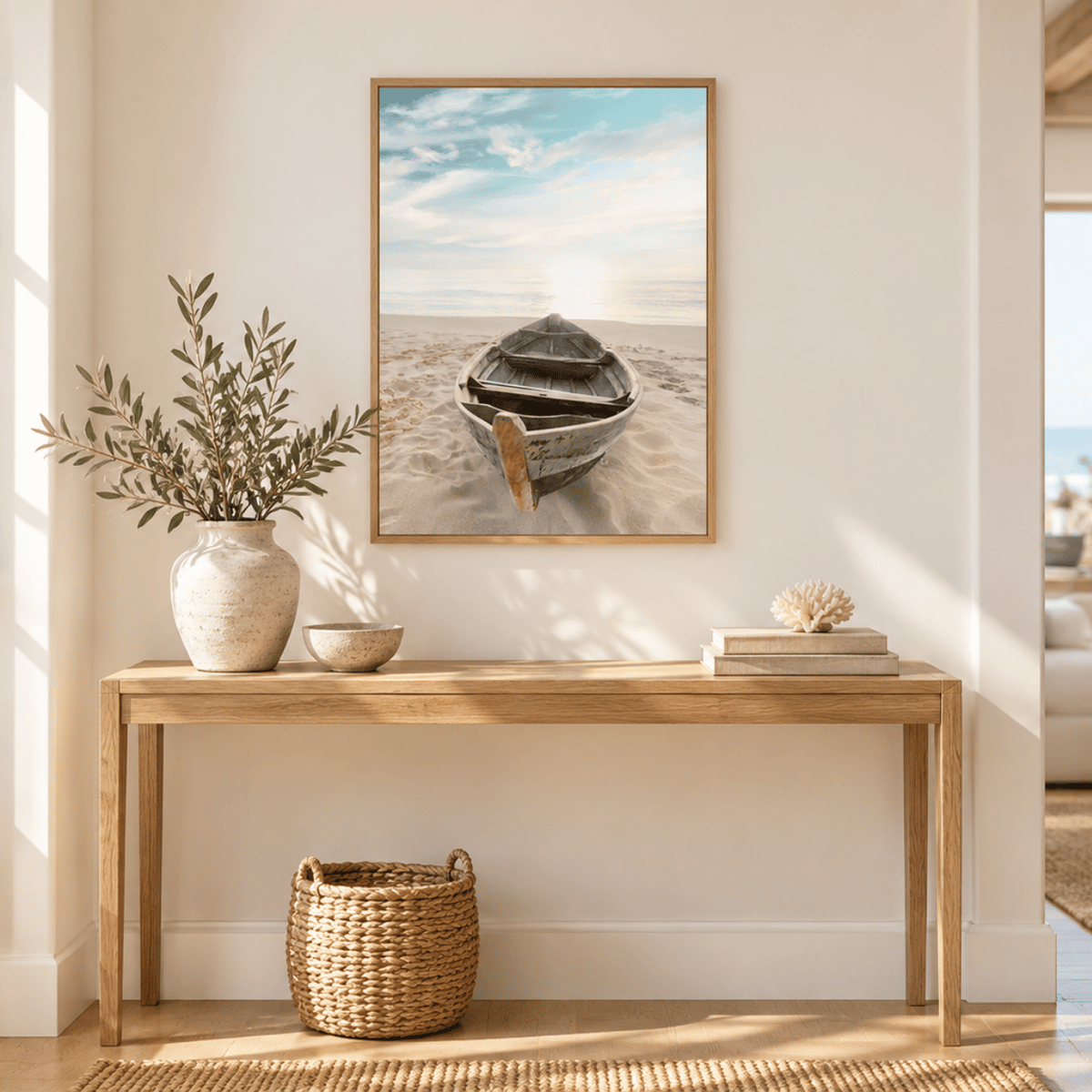 Still Waters Rowboat Canvas Print