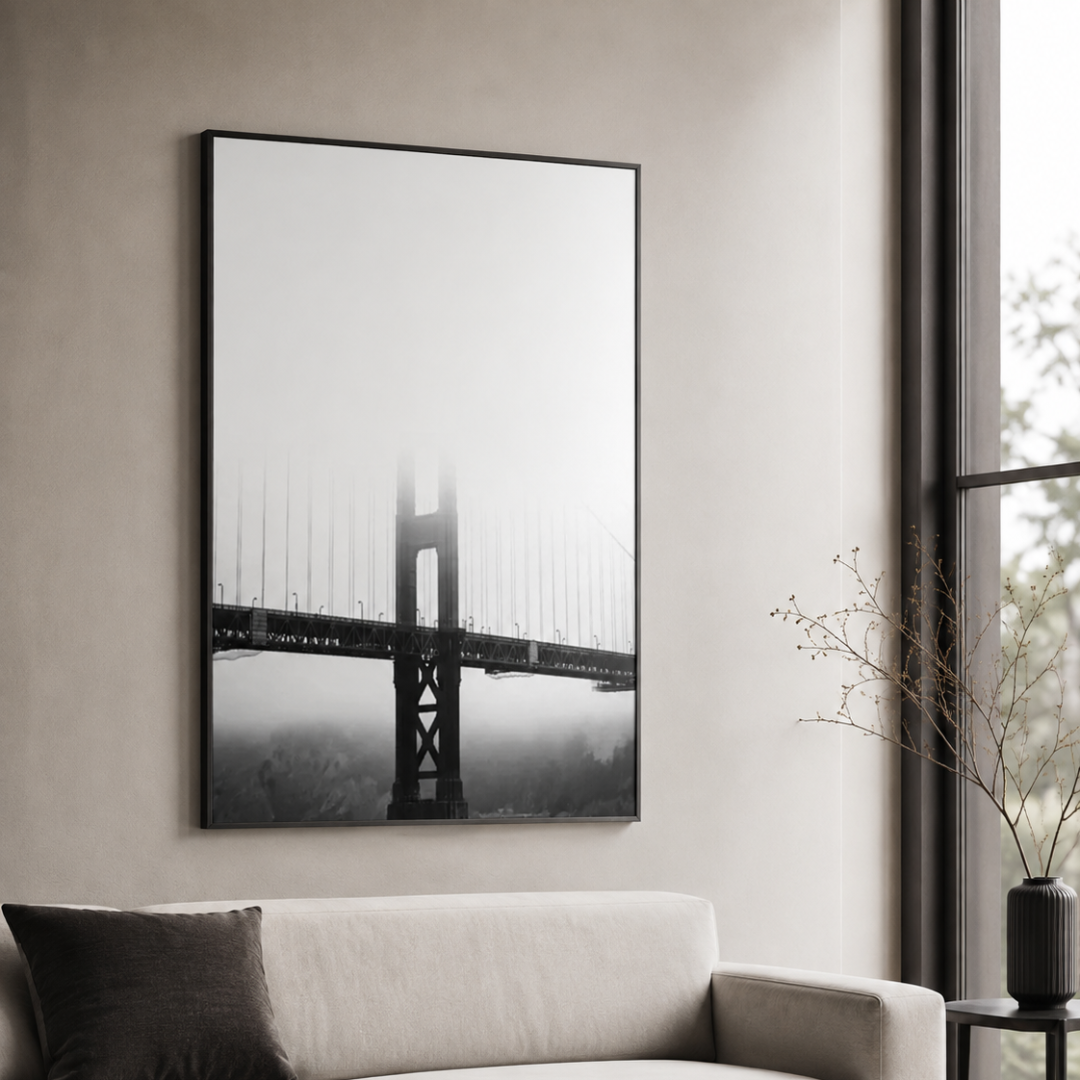 Fogbound Golden Gate Bridge Canvas Print