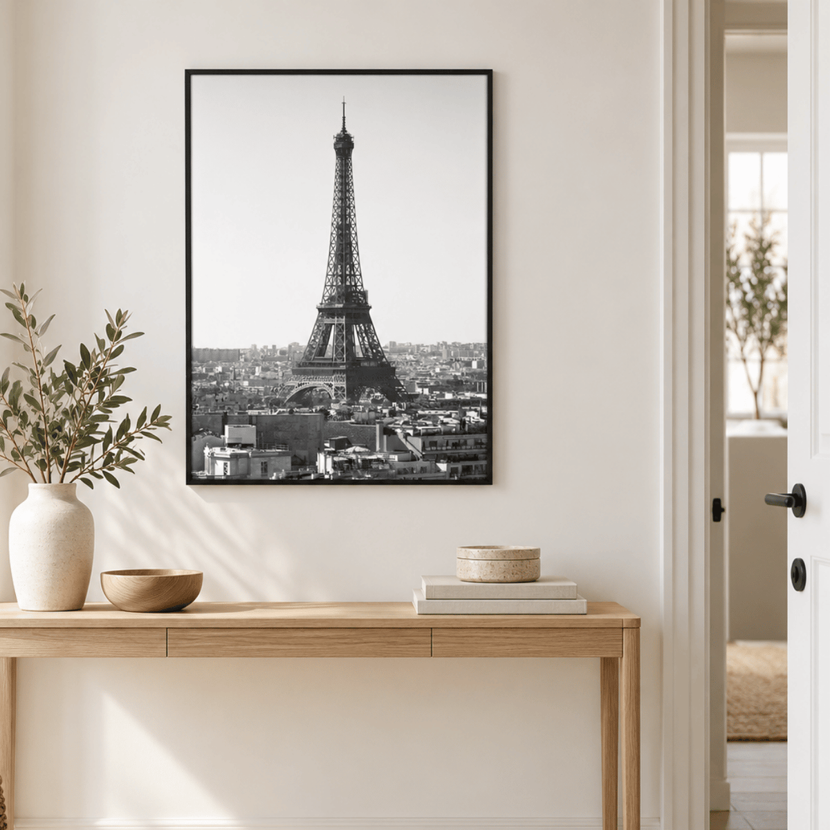 Paris Above The Rooftops Canvas Print