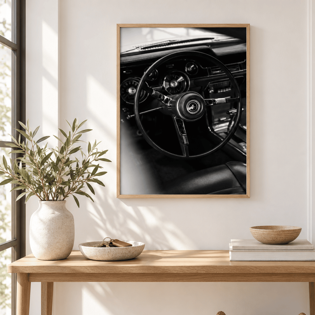 Classic Drive Interior Canvas Print