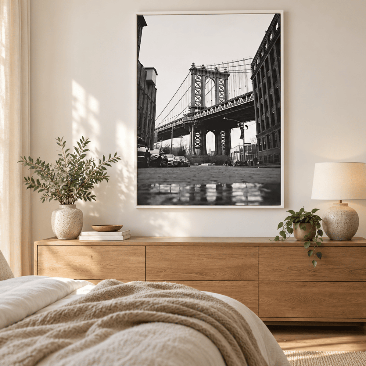 Under the Manhattan Bridge Canvas Print