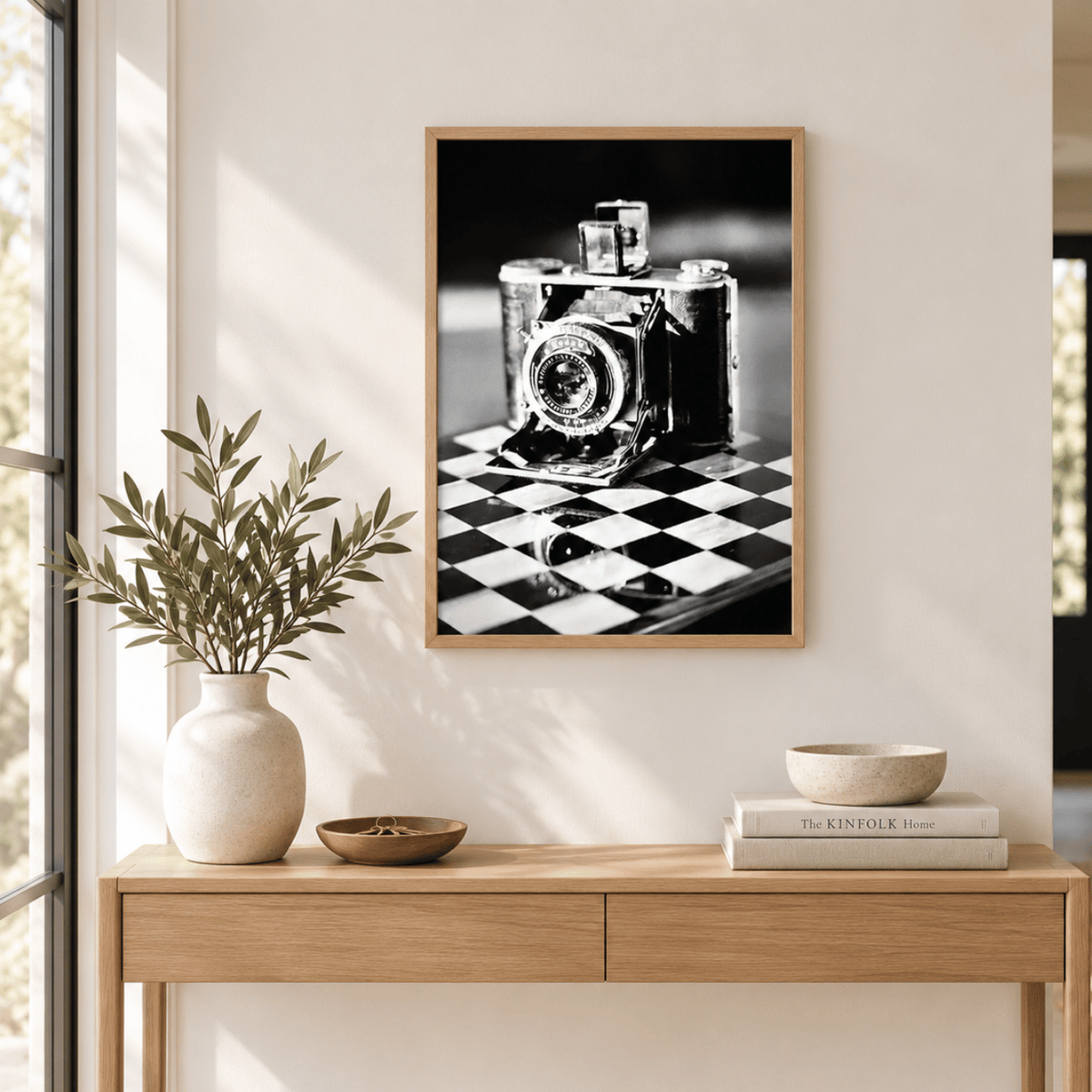 Vintage Folding Camera Canvas Print