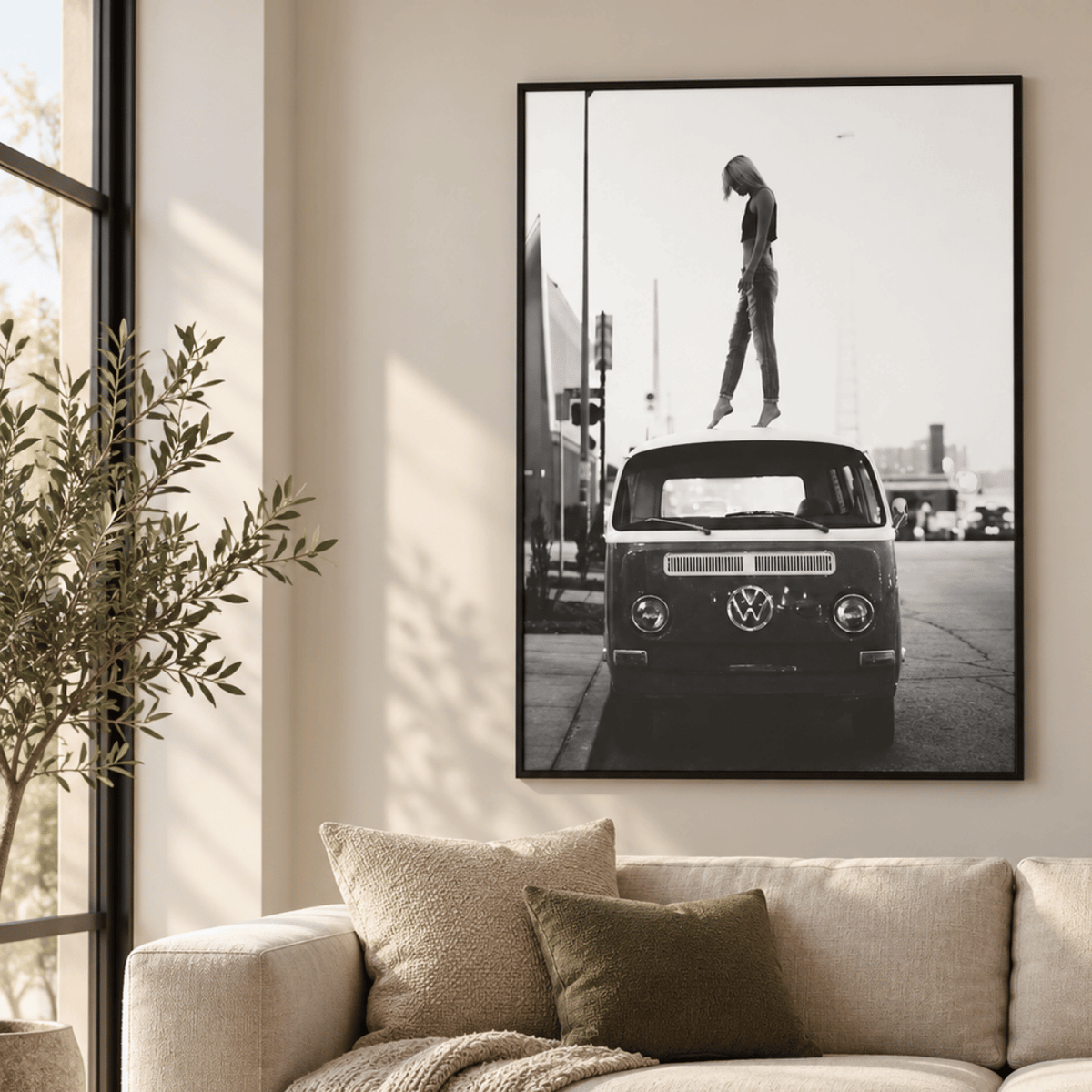 Above The City Camper Canvas Print