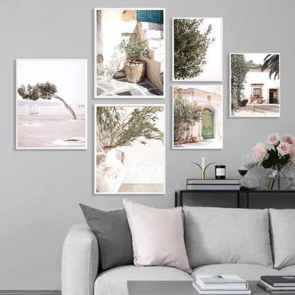 Puglia Landscape with Olive Trees Canvas Print