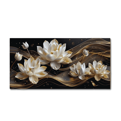 White Lotus Canvas